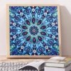Haft Diamentowy Niebieska Mandala 30x30cm